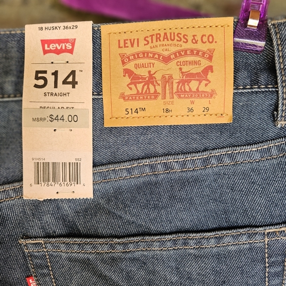 NWT Levis Strauss 514 Jeans - Picture 1 of 12